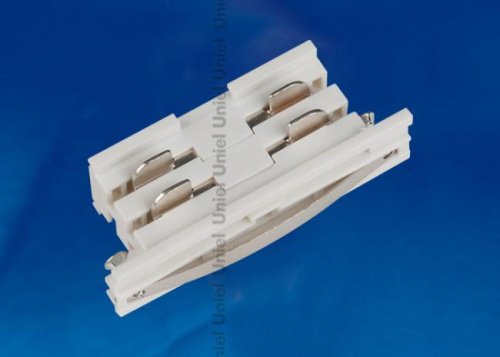 Коннектор для шинопровода Uniel UBX-A11 WHITE 1 POLYBAG