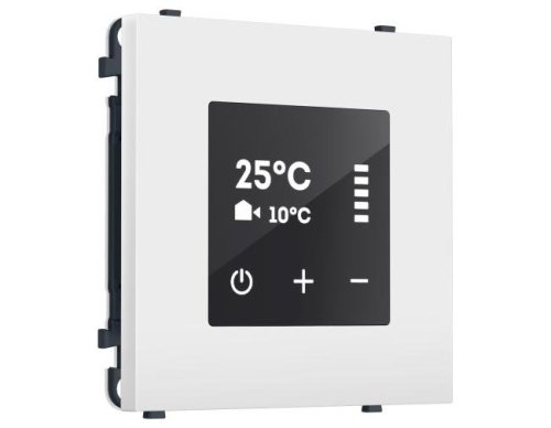 MS825910 MS825910 Комплект механизма терморегулятора сенсорн. с датчиком для теп. пола SIGMA Белый мягкое касание AC 3500W 16A-250V QUANT PRO (SP8259, PR1387)