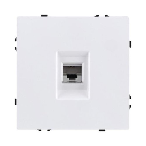 EC-019WH Розетка телефонная RJ11, белый матовый Kollinger Eclipse EC-019WH