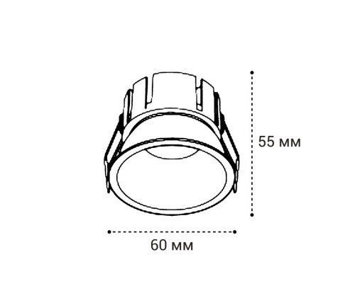 Встраиваемый светильник Italline IT06-6033 IT06-6033 white 3000K