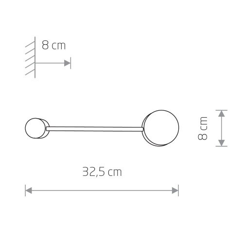 7803 Настенный светильник Nowodvorski Orbit 7803