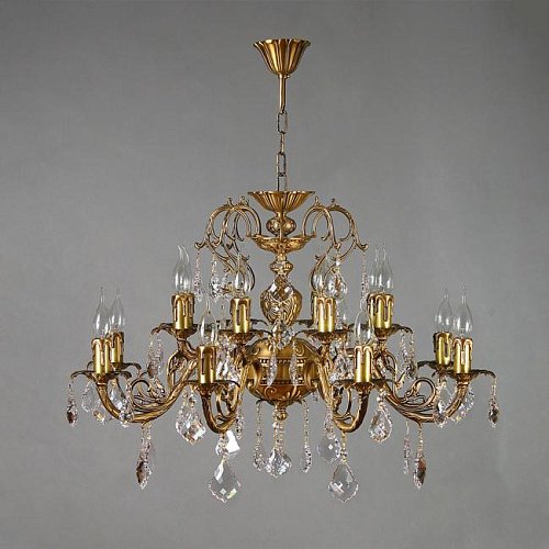 8888/8+8 AB Leaf Crystal Подвесная люстра Ambiente Alicante 8888/8+8 AB Leaf Crystal