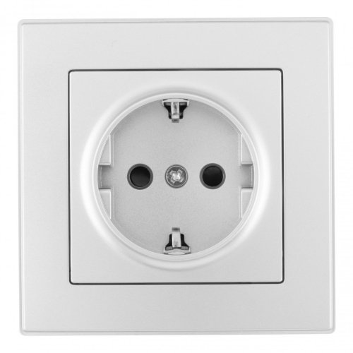 Розетка Arte Milano Set06-1 SET06-1-40-1 silver