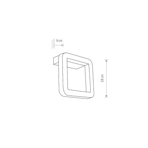 Уличный настенный светильник Nowodvorski Thika Led 9121
