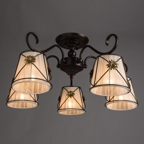 A5495PL-5BR Потолочная люстра Arte Lamp Fortuna A5495PL-5BR