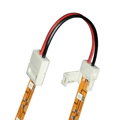 UCX-SS2/B20-NNN WHITE 020 POLYBAG Коннектор (провод) для соединения светодиодных лент 5050 между собой Uniel UCX-SS2/B20-NNN WHITE 020 POLYBAG