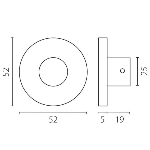 Пятка крепежа 5064х7 LINEA тип D Lightstar Linea 506487
