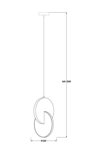FR6002PL-L15BS Светильник подвесной Freya Nova FR6002PL-L15BS