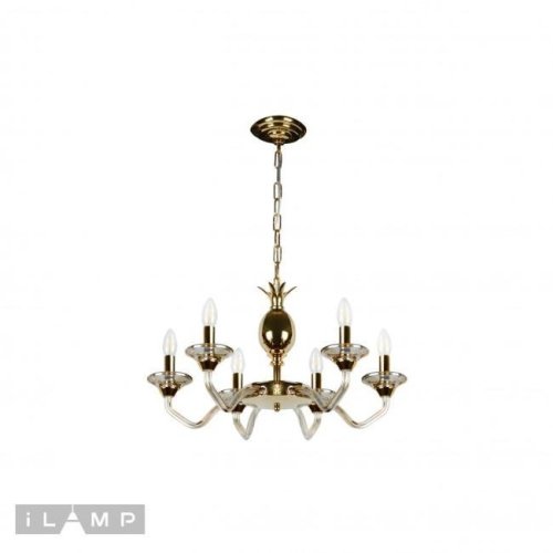 Люстра подвесная Flo iLamp YT2049-6 GD+COG