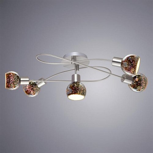 A6125PL-5SS Потолочная люстра Arte Lamp Illusione A6125PL-5SS
