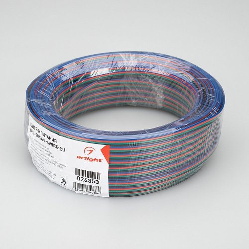 Шлейф для питания и управления мультицветными (RGB) светодиодными лентами Arlight 026353