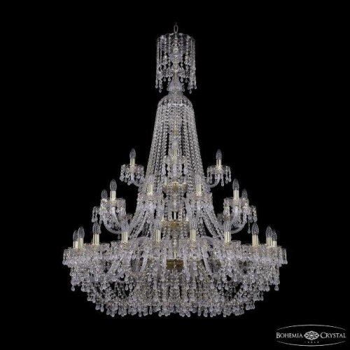 1410/20+10+5/400/XL-158/3d G V0300 Подвесная хрустальная люстра 1410 Bohemia 1410/20+10+5/400/XL-158/3d G V0300