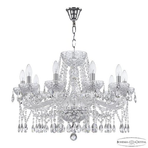 Подвесная люстра Bohemia 5413 5413/10/240 Ni Clear/M-1F