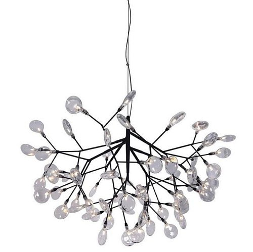 EVITA SP63 BLACK/TRANSPARENT Подвесная люстра Crystal Lux EVITA SP63 BLACK/TRANSPARENT