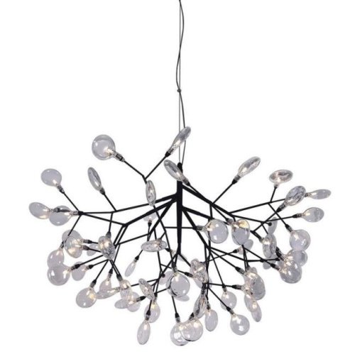 EVITA SP63 BLACK/TRANSPARENT Подвесная люстра Crystal Lux EVITA SP63 BLACK/TRANSPARENT
