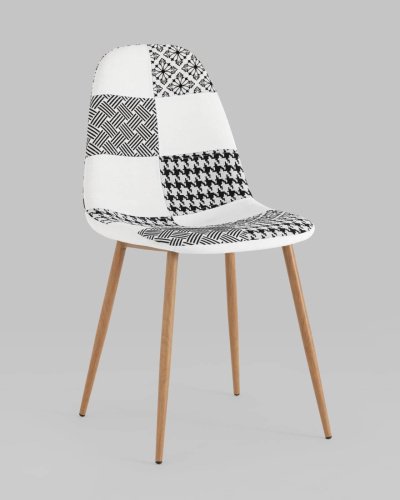 Обеденный стул Stool Group OS-001P-V patchwork bw DUAL