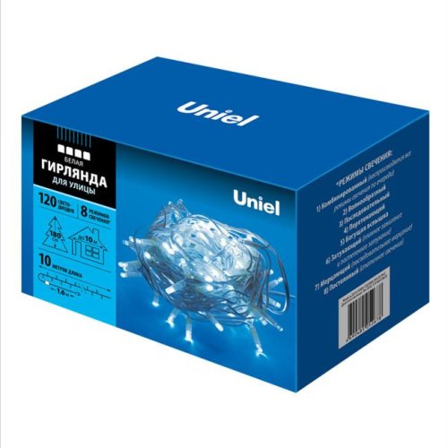 ULD-S1000-120/DWA WHITE IP67 Гирлянда Uniel ULD-S1000-120/DWA WHITE IP67
