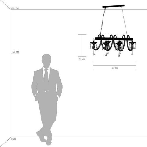 821160 Подвесная люстра Lightstar Corno 821160