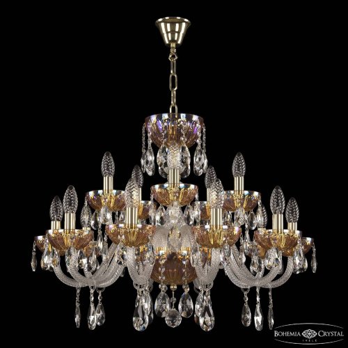 Подвесная люстра Bohemia 5417 5417/10+5/240 G Shampan/M-1H