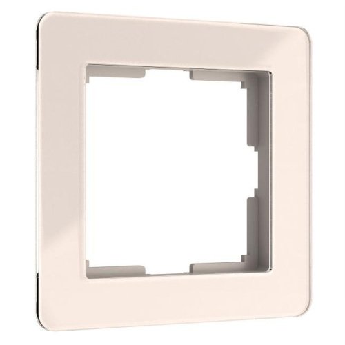 W0012743/ Рамка на 1 пост Acrylic (айвори) Рамка Werkel Acrylic айвори W0012743/ Рамка на 1 пост Acrylic (айвори)