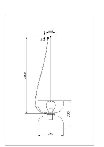 Светильник подвесной Divinare Paola 5863/33 SP-1
