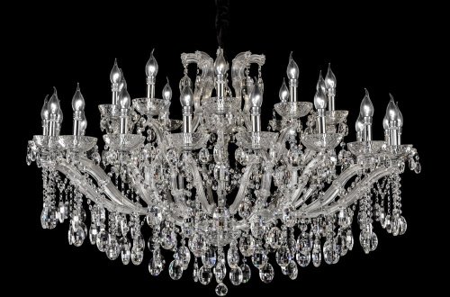 HOLLYWOOD SP20+10 CHROME Подвесная хрустальная люстра Hollywood Crystal Lux HOLLYWOOD SP20+10 CHROME