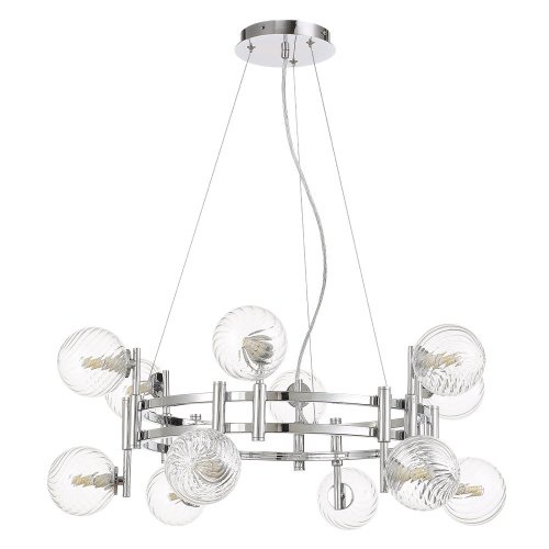 LUXURY SP12 CHROME Подвесная люстра Crystal Lux Luxury LUXURY SP12 CHROME