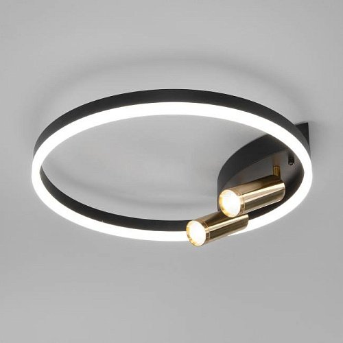90247/3 черный/золото Smart Потолочная люстра Eurosvet Luminari 90247/3 черный/золото Smart