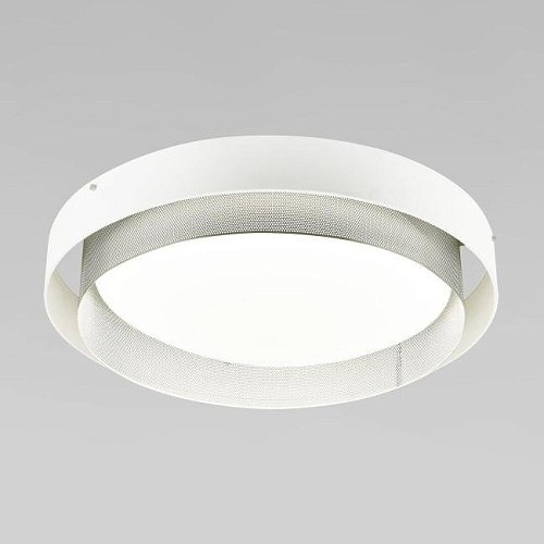 Светильник потолочный Eurosvet Imperio 90287/1 белый/серебро Smart