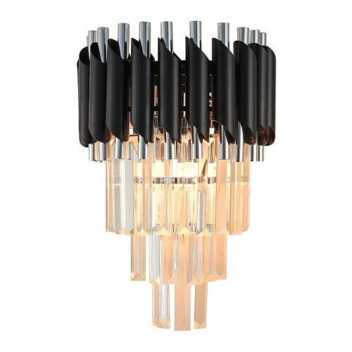 DARIAN 76017/2W CHROME BLACK Настенное бра Natali Kovaltseva Darian DARIAN 76017/2W CHROME BLACK