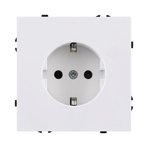 Розетка штепсельная SCHUKO 16A/250 В, белый матовый Kollinger Eclipse EC-014WH