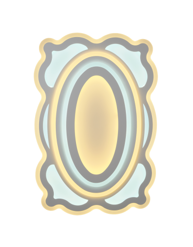 Потолочная люстра Мелодия Света 8801-1 000 300W WT+YL 000022173