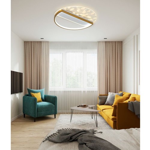 L1043-500 GD Потолочная люстра L LED4U L1043-500 GD