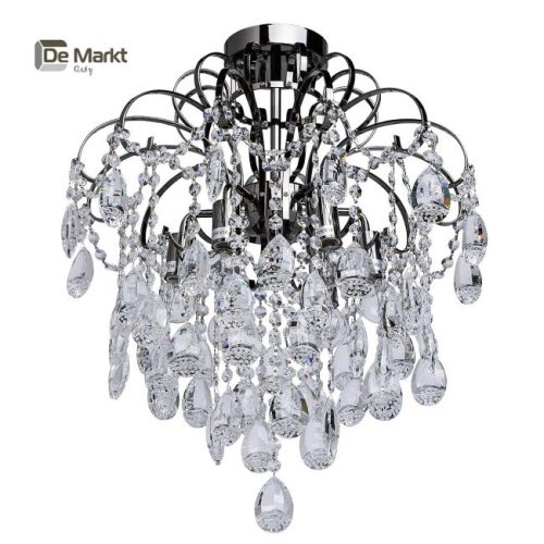 Потолочная хрустальная люстра De Markt Бриз 464017206