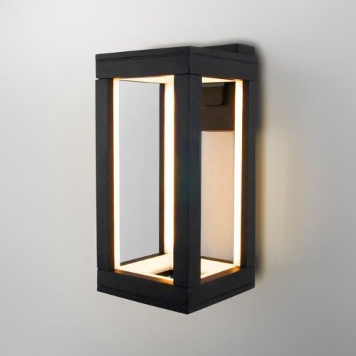 Уличный настенный светильник Elektrostandard Frame 1527 TECHNO LED Frame 3000K чёрный