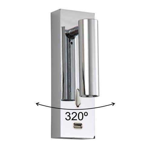 CLT 210W USB CH Светильник спот Crystal Lux Clt 210 CLT 210W USB CH
