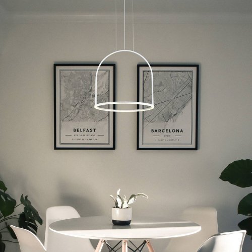 Светильник подвесной Eurosvet Over 90322/1 белый