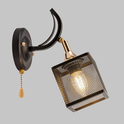 Светильник спот IMEX MD.5708-1-W-BK+FGD