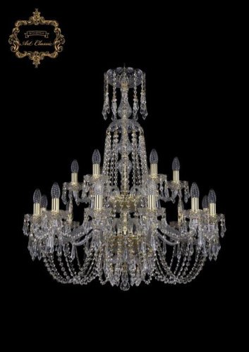 11.23.12+6.300.2d.XL-96.Gd.Dr Подвесная хрустальная люстра 11.23 Art Classic 11.23.12+6.300.2d.XL-96.Gd.Dr