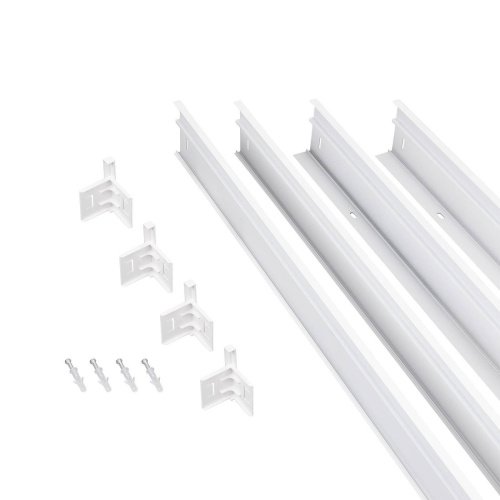 Белая рамка из алюминия SX6060TF для накладной установки панелей Arlight Titan 058726