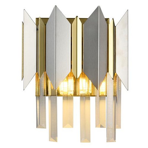 QUEEN 79006/2W BRASS SILVER Настенное бра Natali Kovaltseva Queen QUEEN 79006/2W BRASS SILVER