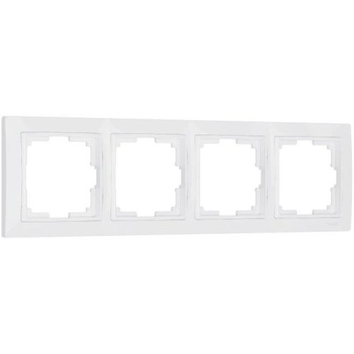 Рамка Werkel W0042001/ Рамка на 4 поста Snabb basic (белый)
