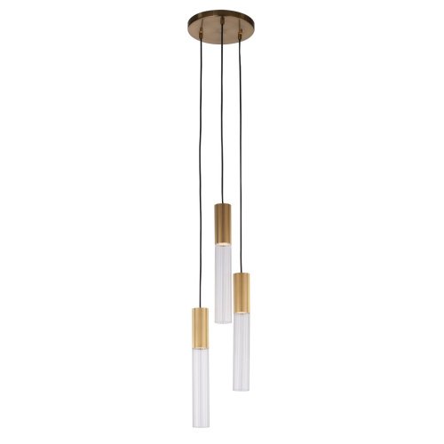 MD2045-3A ant.brass Светильник подвесной Delight Collection Flume MD2045-3A ant.brass