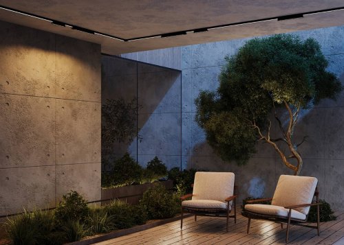 O-TR02-2-S-12WB3K Трековый светильник Maytoni Points O-TR02-2-S-12WB3K