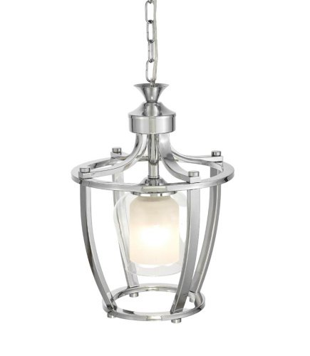 LDP 1231-1 CHR+WT Светильник подвесной Lumina Deco Brooklin LDP 1231-1 CHR+WT