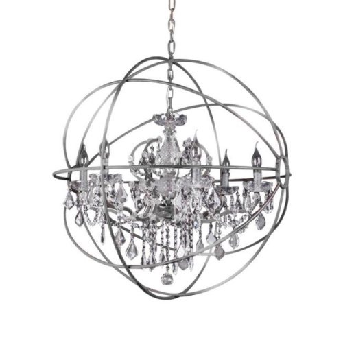5014-D6 chrome Подвесная люстра Delight Collection Foucault'S Orb 5014-D6 chrome