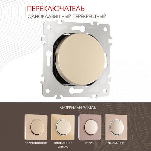 202.34-1.shampan Выключатель Arte Milano Am-202 202.34-1.shampan