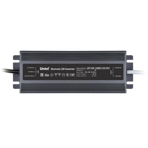 Драйвер для LED ленты Uniel UET-VAF-100B67 24V IP67