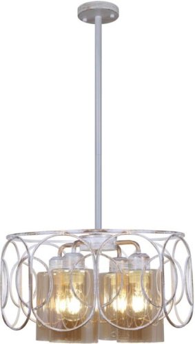 Подвесная люстра 03883-0.4-04 WH+GD