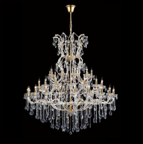 HOLLYWOOD SP53 GOLD Подвесная хрустальная люстра Hollywood Crystal Lux HOLLYWOOD SP53 GOLD